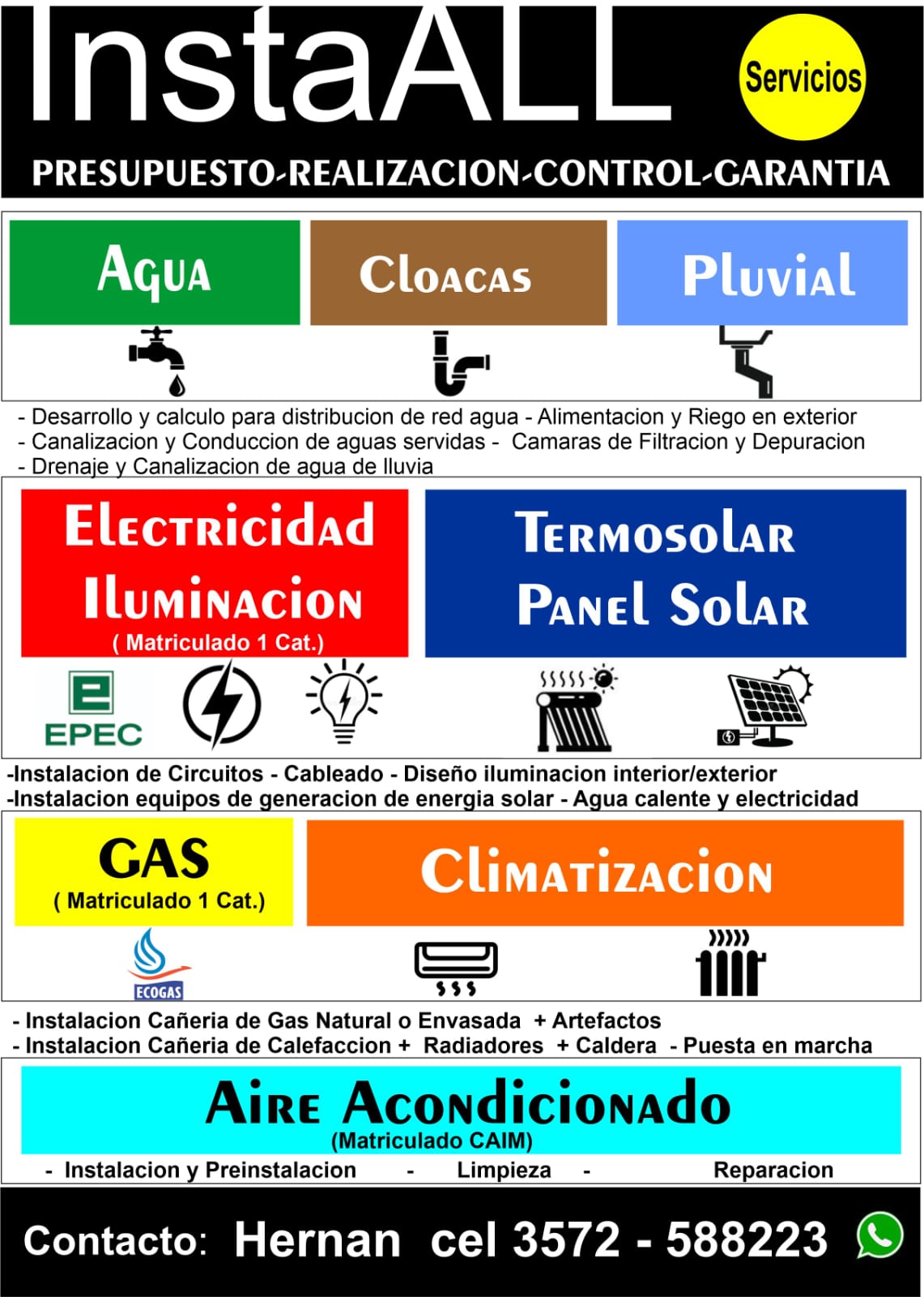 InstaALL servicios