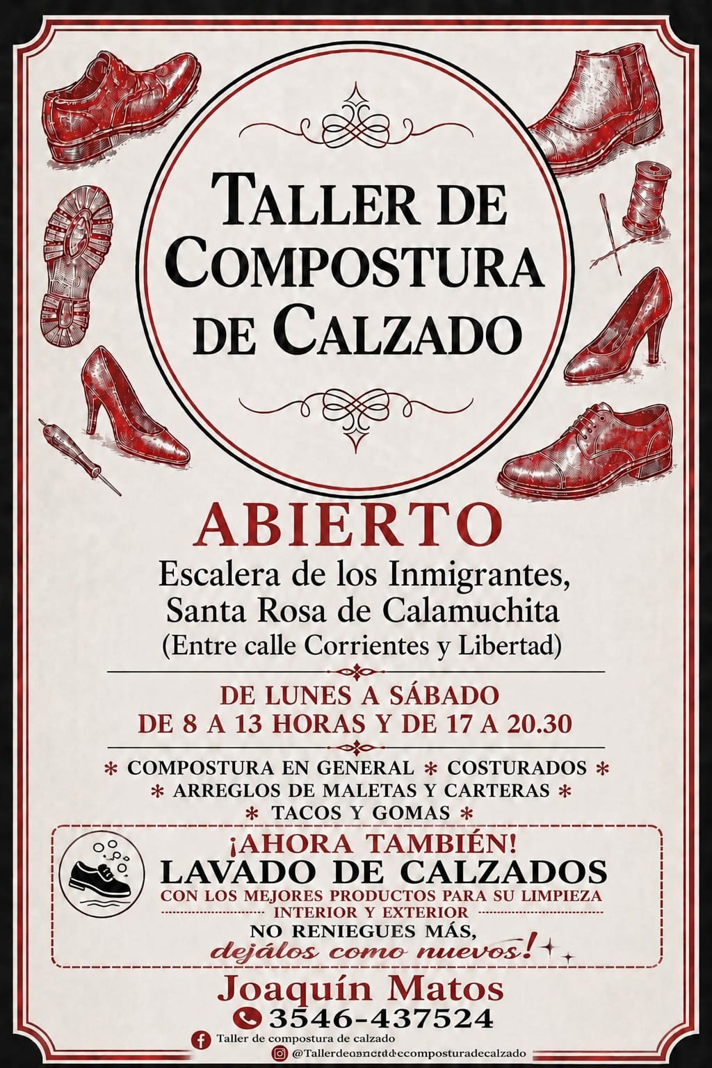 Taller de compostura de calzado