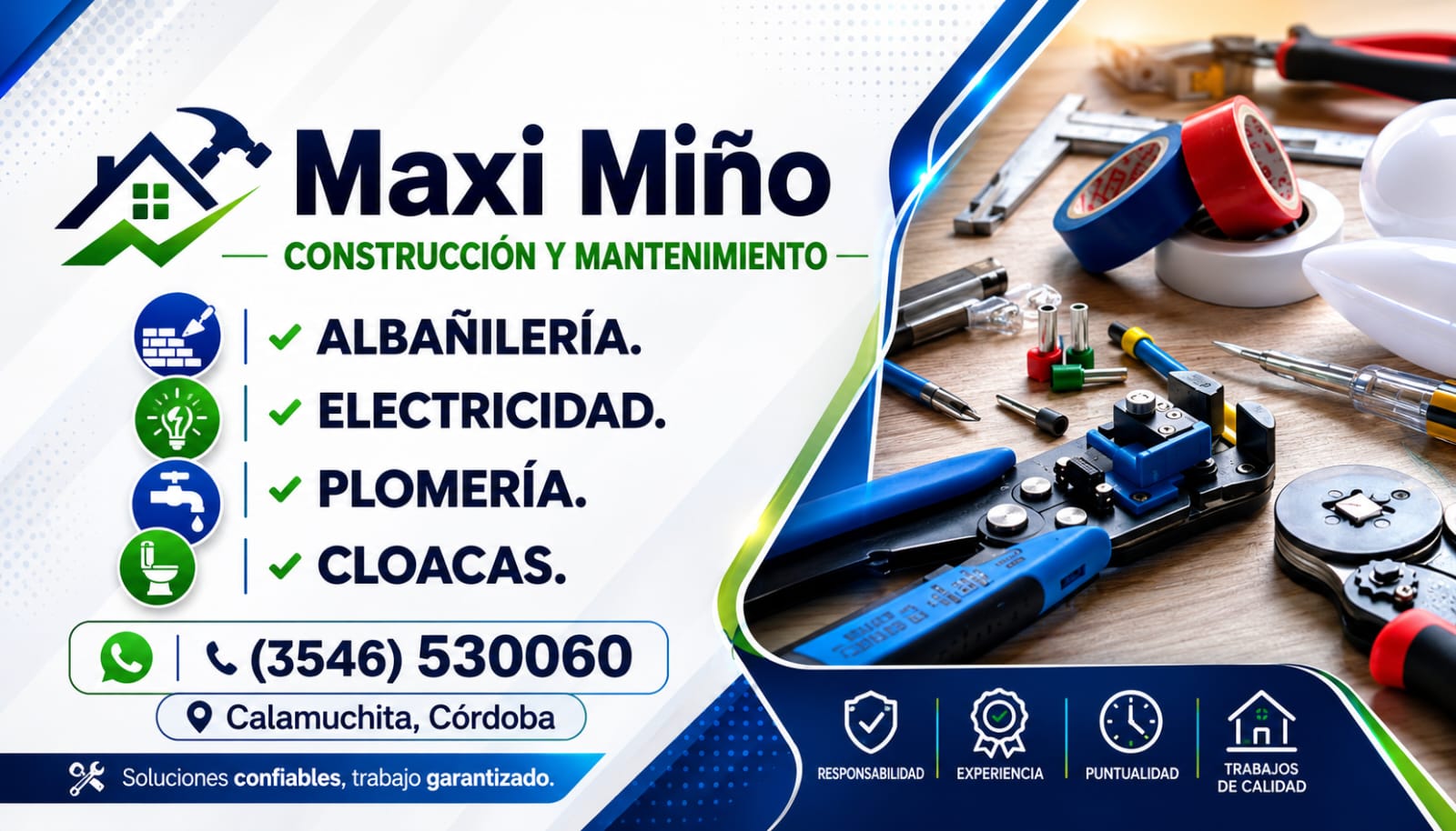 Logo de Maxi Miño - Construcción y Mantenimiento