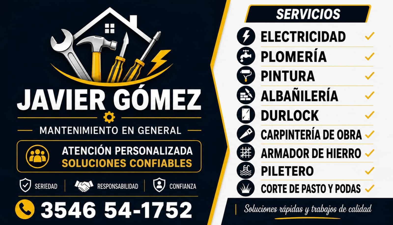 Logo de Javier Gómez - Mantenimiento en general