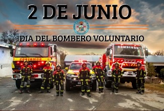 🚒 2 de Junio – Día del Bombero Voluntario 🚒