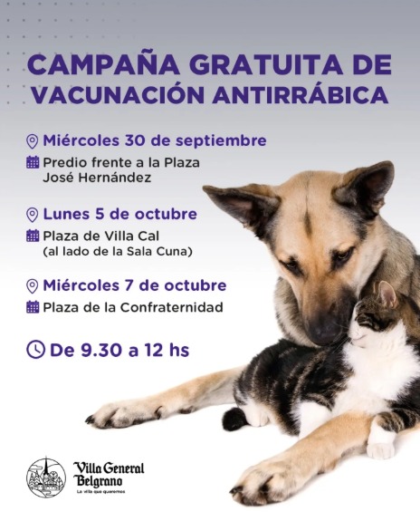 Campaña Gratuita Vacunación Antirrábica