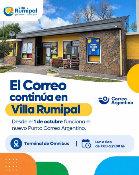 📬 EL CORREO CONTINÚA EN VILLA RUMIPAL
